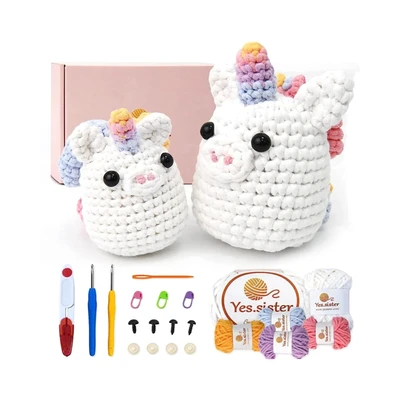 Gambar Pretty Missy Set Craft Unicorn Crochet Kit Medium - Putih