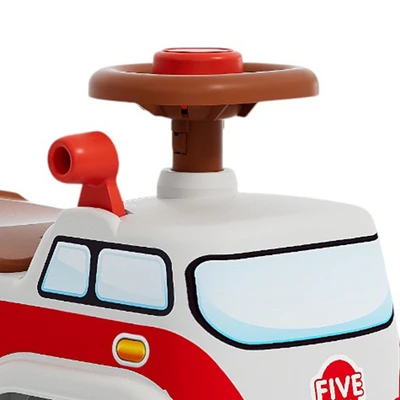 Gambar Little Giggles Xr Ride On Ambulance - Merah/putih