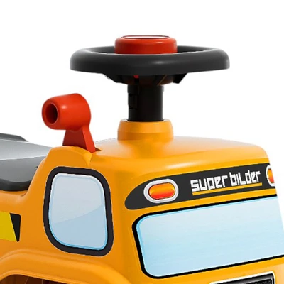 Gambar Little Giggles Xr Ride On Construction Truck - Kuning