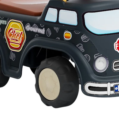 Gambar Little Giggles Xr Ride On Food Truck - Hitam