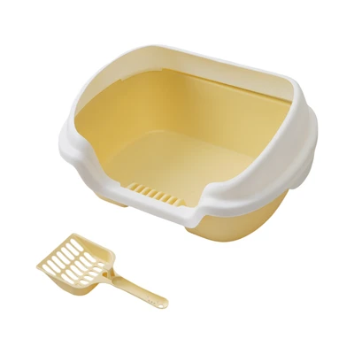 Gambar Paws N Tail 40x30x18 cm Toilet Kucing - Krem Beige