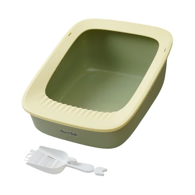 Gambar Paws N Tail 61x44x25 cm Toilet Kucing Dewasa - Hijau