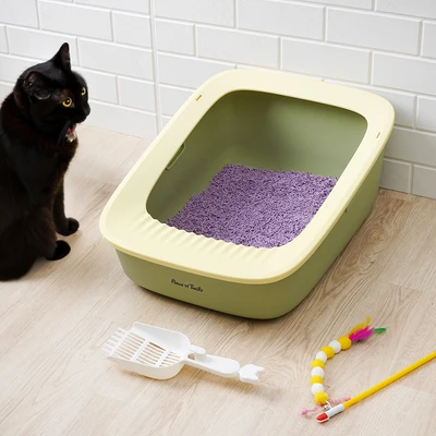 Gambar Paws N Tail 61x44x25 cm Toilet Kucing Dewasa - Hijau