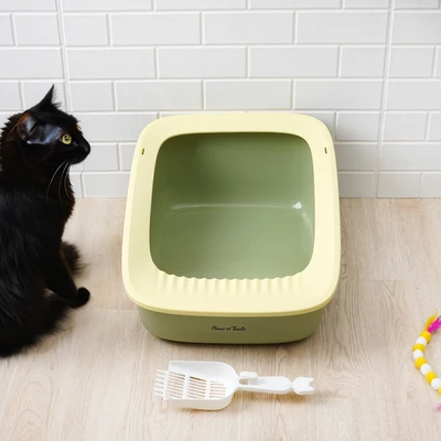 Gambar Paws N Tail 61x44x25 cm Toilet Kucing Dewasa - Hijau