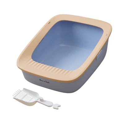 Gambar Paws N Tail 61x44x25 cm Toilet Kucing Adult - Biru