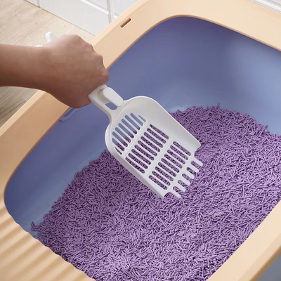 Gambar Paws N Tail 61x44x25 cm Toilet Kucing Adult - Biru