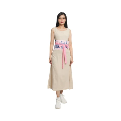 Gambar Pendopo Obi Ikat Pinggang Wanita Batik Encim - Pink/Biru