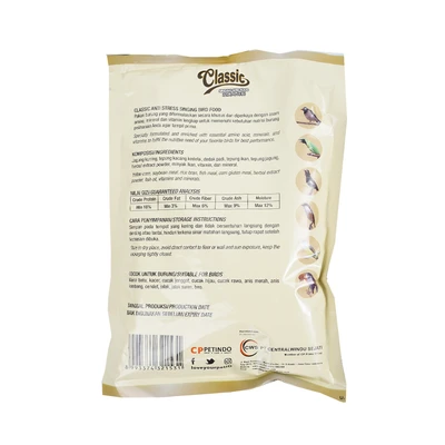 Gambar Classic Makanan Burung Anti Stress 400 gr