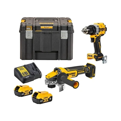 Gambar Dewalt Set Perkakas Cordless 20 Volt DCK2216P2T-B1 - Kuning/Hitam
