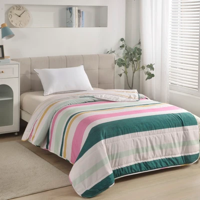 Gambar Informa 150x200 cm Bed Cover Seri Rolliwarp Print Stripes - Mix