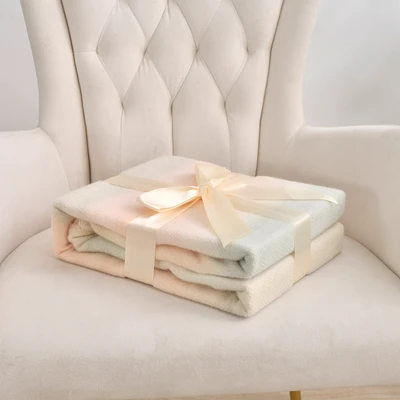 Gambar Informa 125x150 cm Selimut Polyester Throw Knit Serene Meadow - Mix