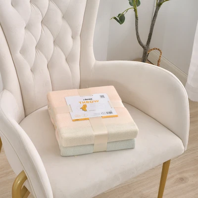 Gambar Informa 125x150 cm Selimut Polyester Throw Knit Serene Meadow - Mix