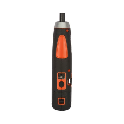 Gambar Black & Decker Set Obeng Cordless 4V - Oranye/Hitam