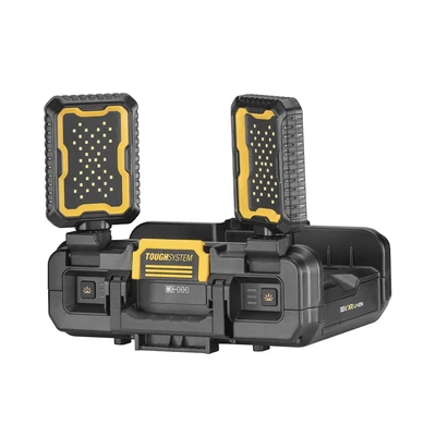 Gambar Dewalt Toughsystem Lampu Kerja Cordless Dengan Storage DWST08061-8 - Hitam
