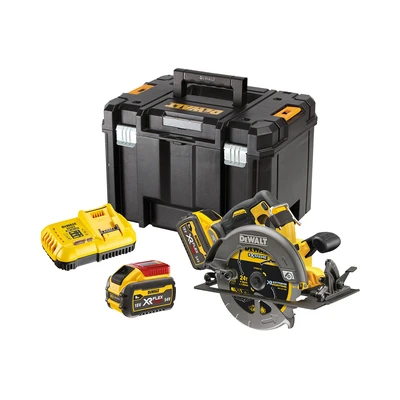 Gambar Dewalt Gergaji Sirkular Cordless 60V DCS578X2-KR - Kuning/Hitam