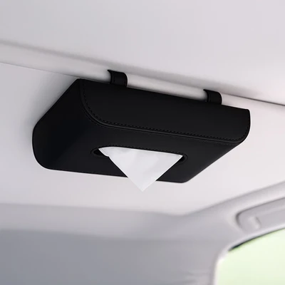 Gambar Otto Klasse Tempat Tisu Mobil Sun Visor PU - Hitam