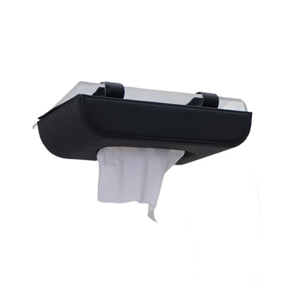 Gambar Otto Klasse Tempat Tisu Mobil Sun Visor PU - Hitam