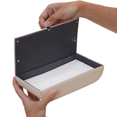 Gambar Otto Klasse Tempat Tisu Mobil Sun Visor PU - Krem