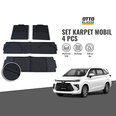 Gambar Otto Klasse Set 4 Pcs Karpet Mobil MPV TPE - Hitam