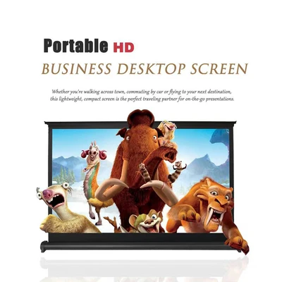 Gambar Odi Layar Proyektor Meja 50 Inch - Putih