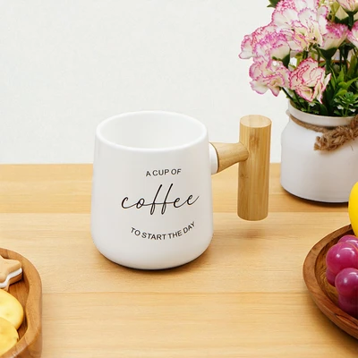 Gambar Appetite Brielle Mug Porcelain 325 ml Set 2 pcs - Hitam/Putih