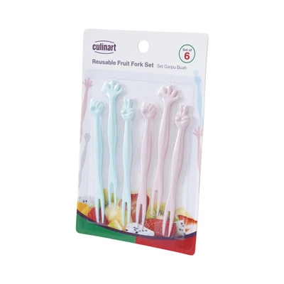 Gambar Culinart Garpu Buah Hachiko Set 6 pcs - Mix