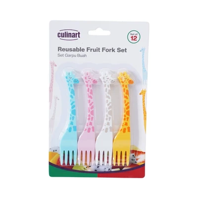 Gambar Culinart Garpu Buah Gurufu Set 12 pcs - Mix