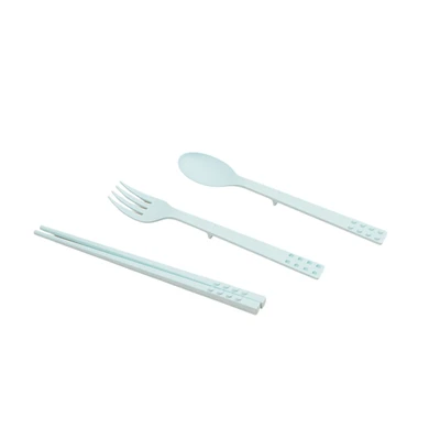 Gambar Culinart Ataku Alat Makan Dengan Tempat Penyimpanan Set 3 pcs Random