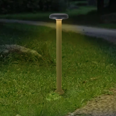 Gambar Krisbow Bollard Lampu Taman LED 12 Watt 3000K IP65 - Hitam