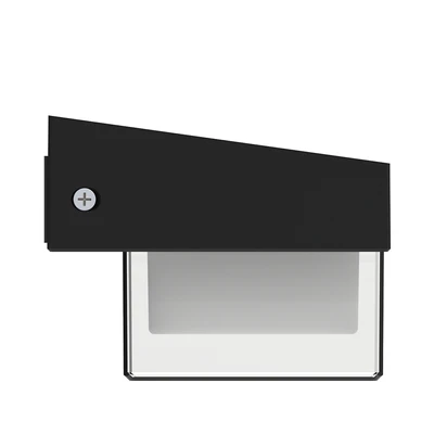 Gambar Krisbow Trans Lampu Dinding Outdoor LED Solar 3CCT IP54 Rectangle - Hitam