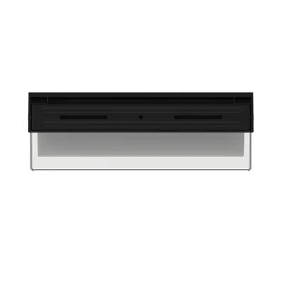 Gambar Krisbow Trans Lampu Dinding Outdoor LED Solar 3CCT IP54 Rectangle - Hitam