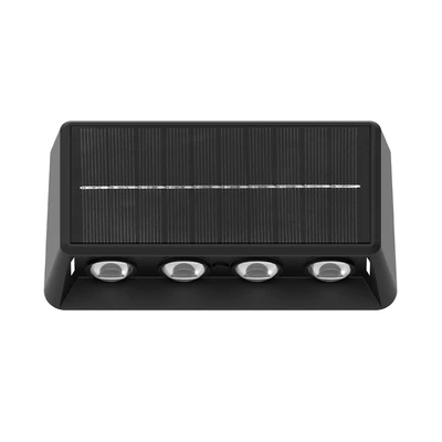 Gambar Krisbow Plain Lampu Dinding Outdoor LED Solar 2 Watt 3CCT IP65 - Hitam
