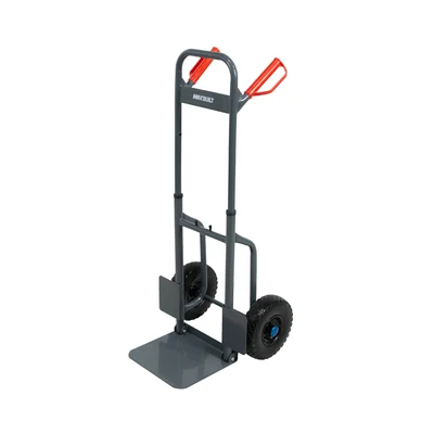 Gambar Maxbuilt 57x48x115 cm Troli Barang Lipat - Abu-Abu