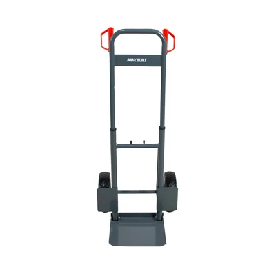 Gambar Maxbuilt 57x48x115 cm Troli Barang Lipat - Abu-Abu