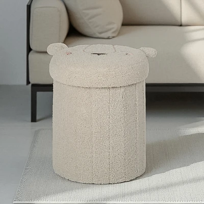 Gambar Selma Himmy Bangku Ottoman - Krem Beige