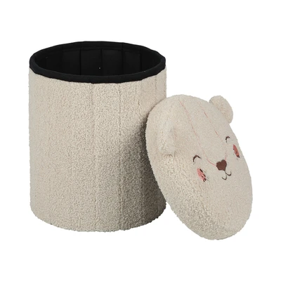 Gambar Selma Himmy Bangku Ottoman - Krem Beige