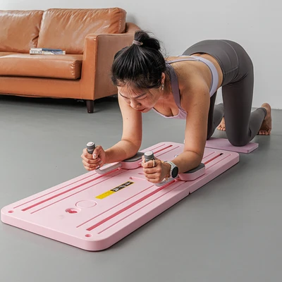 Gambar Alph Mini Pilates Reformer Dengan Resistance Band - Pink