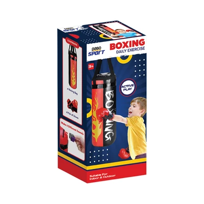 Gambar Paso Set Punching Bag Dengan Musik - Merah/hitam
