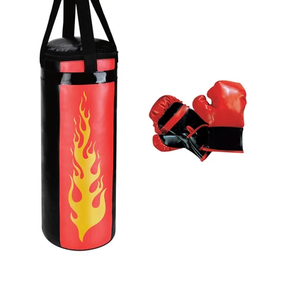 Gambar Paso Set Punching Bag Dengan Musik - Merah/hitam