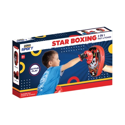 Gambar Paso Set Star Boxing Pirate 2 In 1 - Merah/hitam