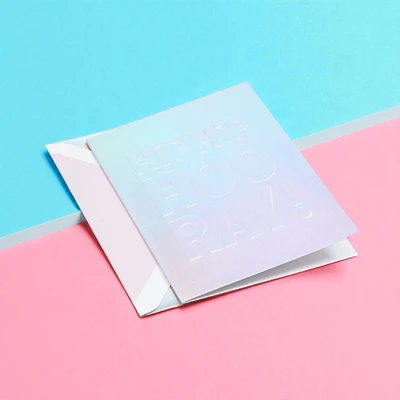 Gambar Ataru Kartu Ucapan Birthday Hologram Unicorn - Mix