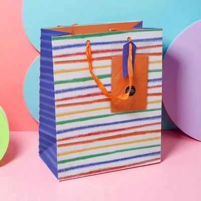 Gambar Ataru Tas Kado Birthday 26.5x33x14 cm Set 3 pcs - Mix