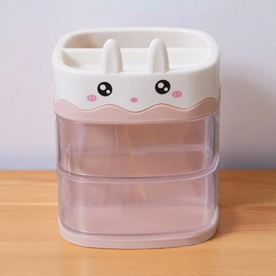 Gambar Ataru Tempat Sampah Meja Rabbit - Putih