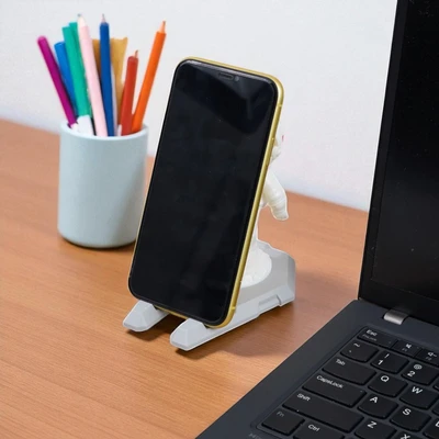 Gambar Ataru Holder Smartphone Astronaut - Putih