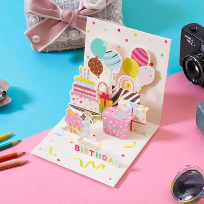 Gambar Ataru Kartu Ucapan Birthday Pop Up Random