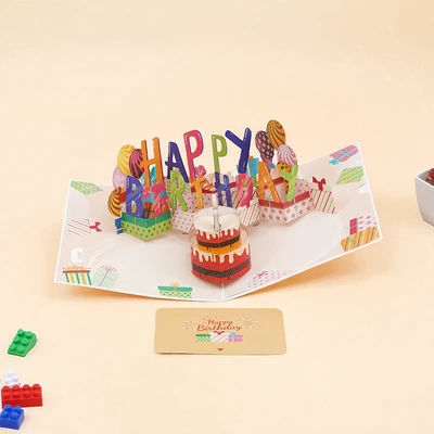 Gambar Ataru Kartu Ucapan Birthday dengan Musik & Tiupan Lilin - Mix