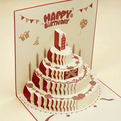 Gambar Ataru Kartu Ucapan Birthday dengan Lampu & Musik 2 - Mix