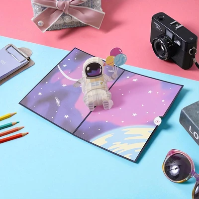 Gambar Ataru Kartu Ucapan Pop Up Stand Random