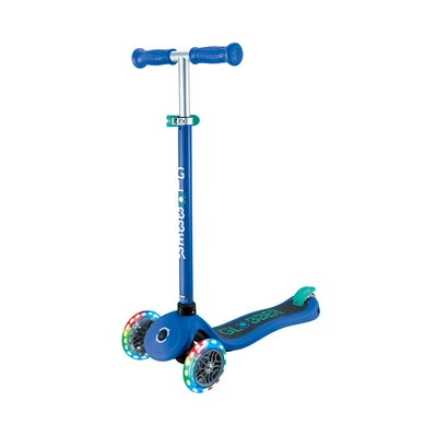 Gambar Globber Skuter Primo Dengan Lampu V2 - Biru Navy