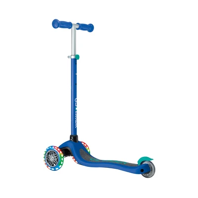 Gambar Globber Skuter Primo Dengan Lampu V2 - Biru Navy